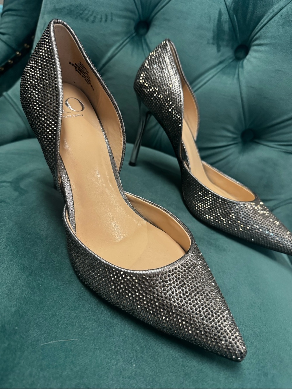 JLO RHINESTONE HEELS
